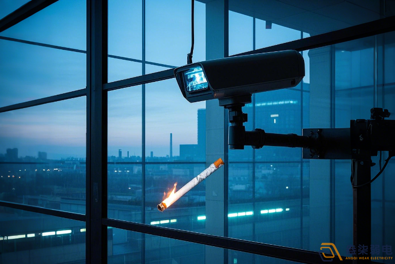 AI智能監(jiān)控如何解決工廠辦公大樓窗戶扔煙頭問題？-007科技弱電系統(tǒng)