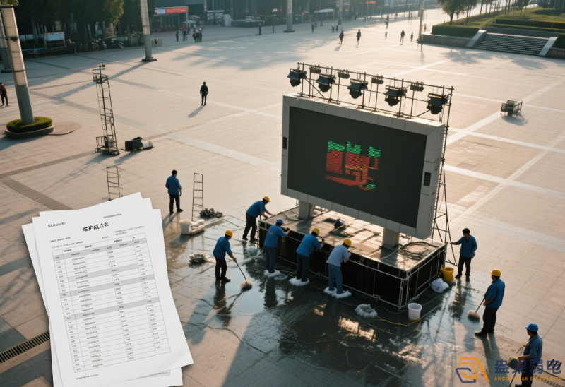 室外LED屏的維護(hù)成本是多少？